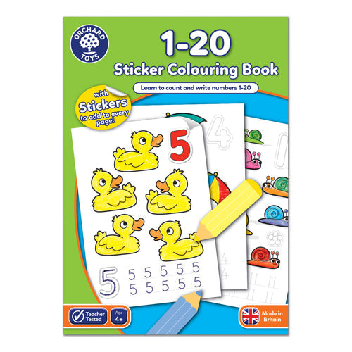 1-20 Colouring Book - Story Shelf Choice