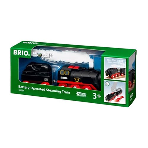 Battery-Operated Steaming Train - Splash Play Ready
