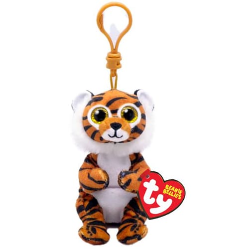 Clawdia Tiger – Beanie Bellies – Key Clip - Hug Me Friend