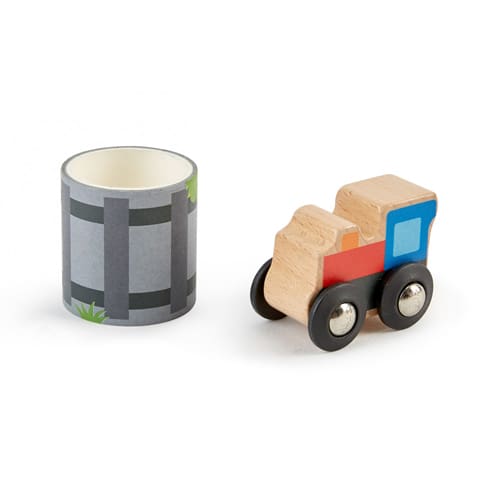Hape Train & Tape Display - Road Trip Play