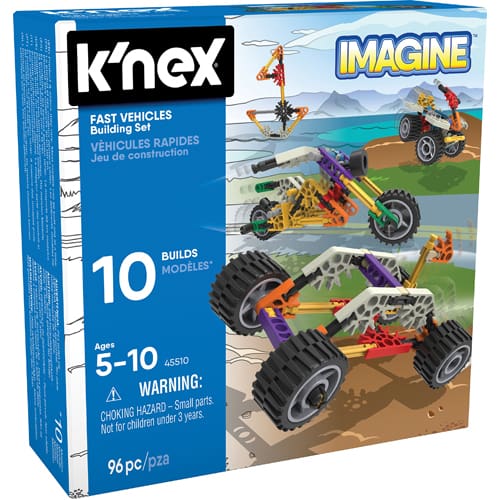 K’NEX Core Fun Fast 10 Model Building Set - Maker Fun Pick