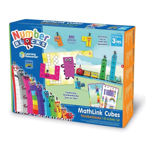 Cubes 1-10 Activity Set - Hands On Build