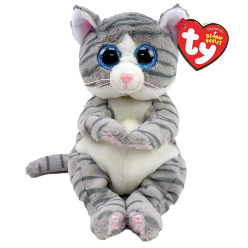 Mitzi Tabby Cat – Beanie – Regular - Gentle Cuddle Toy