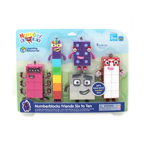 Numberblocks Friends Six to Ten - Art Table Fun