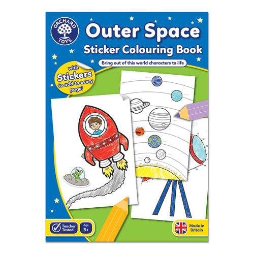 Outer Space Colouring Book - Little Reader Fun