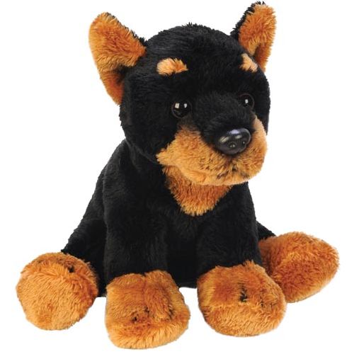 Sitting Doberman - Cozy Plush Pick