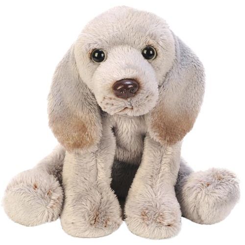 Sitting Weimaraner - Hug Me Friend