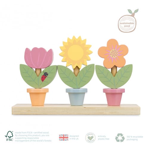 Stacking Flower Pots (FSC) - Brain Teaser Fun