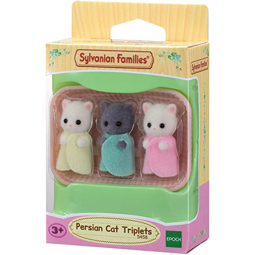 Sylvanian Families Persian Cat Triplets - Playhouse Ready Fun