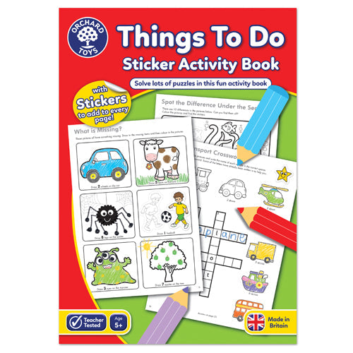 Things To Do Activity Book - Learning Story Time