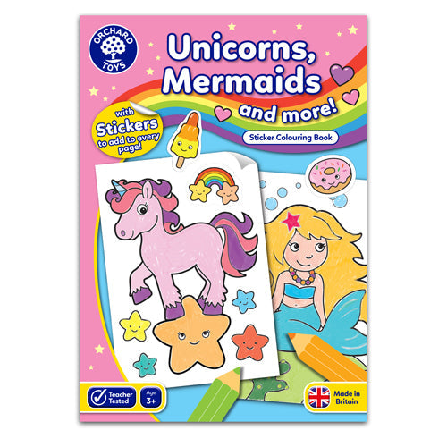 Unicorns, Mermaids and More Colouring Book - Story Play Pick